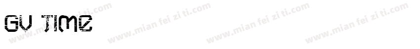 gv time字体转换